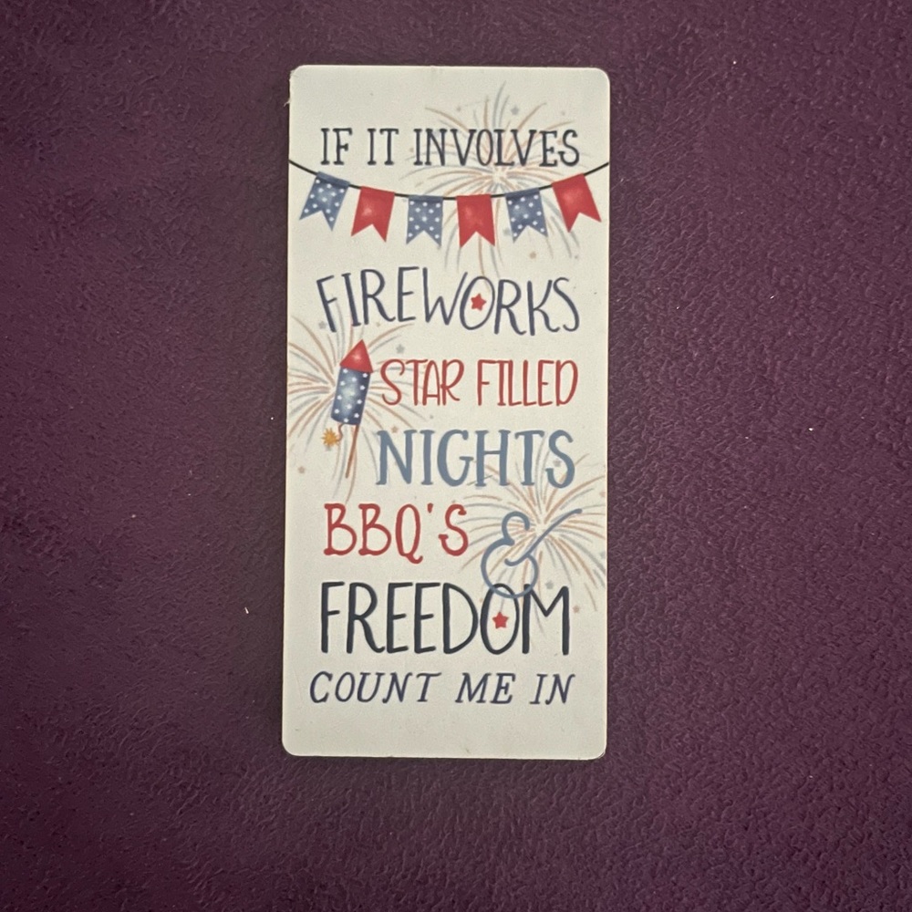 If it Involves Fireworks Star Filled Nights Magnet